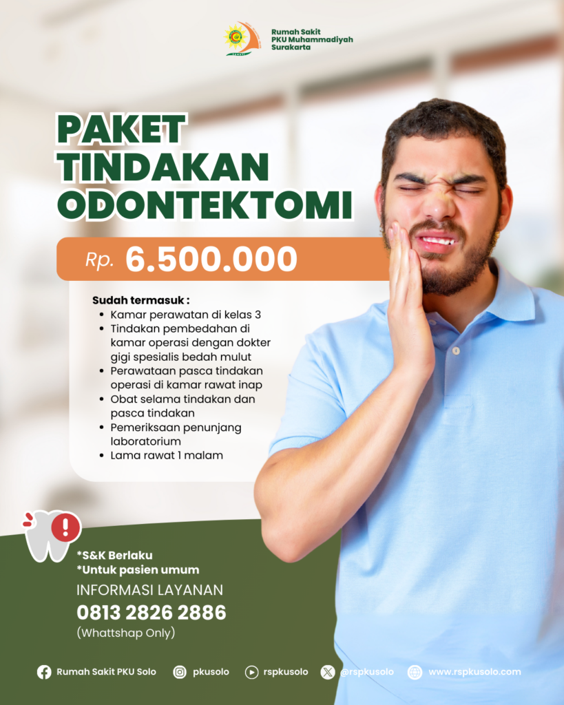 Promo Paket Tindakan Odontektomi